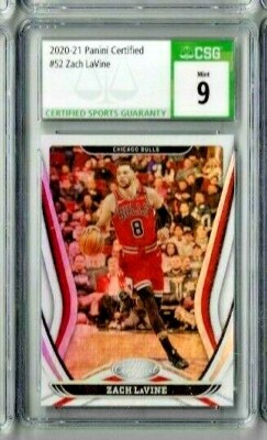 2020-21 Panini Certified Zach LaVine CSG 9 | eBay