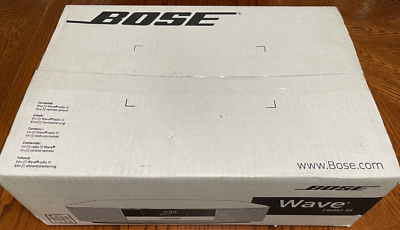 【新品未開封】Bose Wave radio Ⅲ ホワイト Bose Wave Radio III FM/AM Tuner Stereo Platinum White 343207-1210