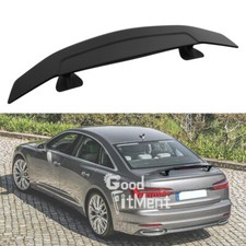 46" GT Style Rear Boot Trunk Spoiler Wing Car Racing Matte Black For Audi A6 S6