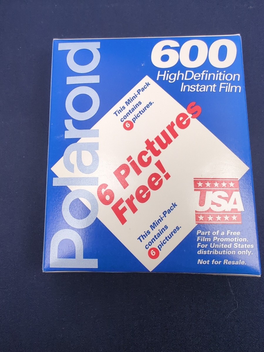 Polaroid 600 High Definition HiDef Instant Film Vintage packaging