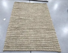 BEIGE / MULTI 4' X 6' Pulled Threads Rug, Reduced Price 1172728499 BOH525F-4