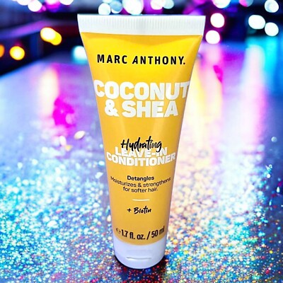 MARC ANTHONY Coconut & Shea Hydrating Leave-In Conditioner 1.7 Oz New No Box