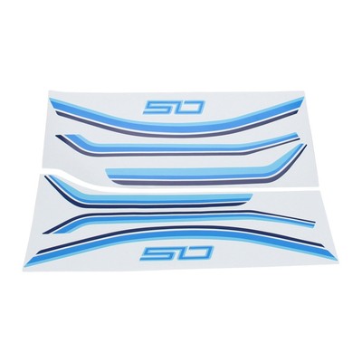 Sticker decal sticker set blue for Suzuki K50Z K50DZ from 1983 Mokick K50 Z DZ 