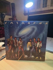 The JACKSONS Victory LP (Vinyl LP, 1984) Includes Org Inner Sleeve & Insert - VG