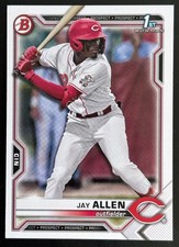 Jay Allen - 2021 Bowman Draft Paper #BD-11 - 1st Bowman - Cincinnati Reds