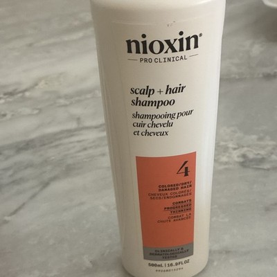 NIOXIN Pro Clinical System 4 Shampoo Color Safe Thickening Peppermint 16.9oz
