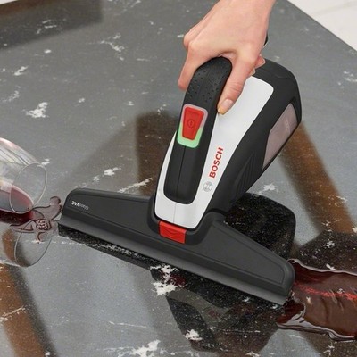 Bosch Akku-Fenstersauger GlassVAC für Fenster, Fliesen, Spiegel und Dusche, Lauf