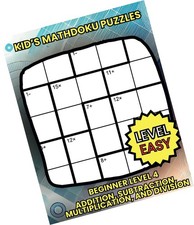 Kid's MathDoku Puzzles: Beginner Level 4 Addition, Subtraction, Multiplicatio...
