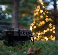 Weatherproof Collapsible Box with 4 Gang Extension Lead for Outdoor Electrics