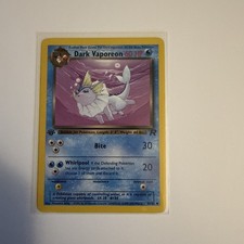 1995 dark vaporeon pokemon card value 1999 Jungle 28 you may have your opponent shuffle his or her hand into his or her deck Dark Vaporeon #45 Prices |
