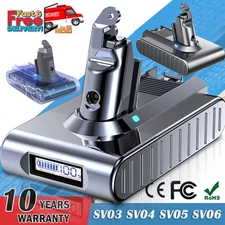 21.6V 9500mAh Battery For Dyson V6 SV03 SV04 SV05 SV09 DC58 DC59 DC62 Animal new