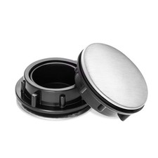 Sink Tap Hole Cover, Overflow Cover Stainless Steel Silvery