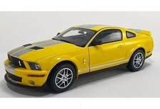 Shelby Collectibles 1/18 Ford Mustang Shelby GT500 2007 Yellow Mint