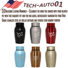 Arcticwind Cremation Pet Urns Memorial Stainless Steel For Dog and Cat Ashes