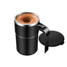 Rechargeable Self-Stirring Mug, Rechargeable, with LCD Temperature Display, Suit
