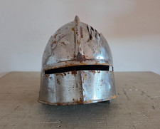 Elmo Elmetto In Acciaio Cromato da Parata Indossabile della I Metà del XX Secolo