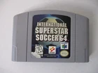 International SUPERSTAR SOCCER 64; Nintendo 64 (N64) Gray - 1997 Game Cartridge