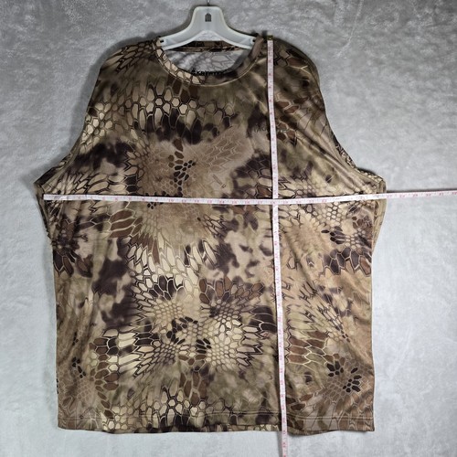 Kryptek Shirt Mens Size 2XL XXL Brown Highlander Camo Hoplite Base Layer Hunting - Picture 6 of 11
