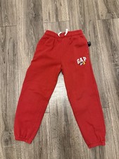 Gap Disney Mickey Mouse Boys Size M Red Sweatpants Joggers