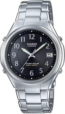 Montre pour homme Casio Lineage LIW-120DEJ-1A2JF radio solaire cadran noir ac...
