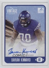 2021 Onyx Vintage College Auto Blue Ink /400 Darian Kinnard #CADK Auto nd3