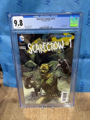 Detective Comics #23.3 CGC 9.8 WP NM/M DC 2013 3-D Cover ''Scarecrow #1''  