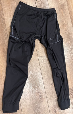 Nike Mens MEDIUM Storm-FIT ADV Running Divison Pants (Black)