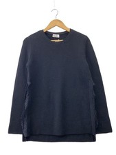 Womens Valentino RED VALENTINO Knit Sweater (Thick) Lace Sides XS Wool BLK