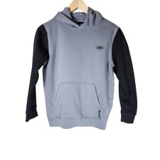 VANS Women's Two Tone Gray Black Skater Hoodie Pockets SZ XS-S will fit Boy XL