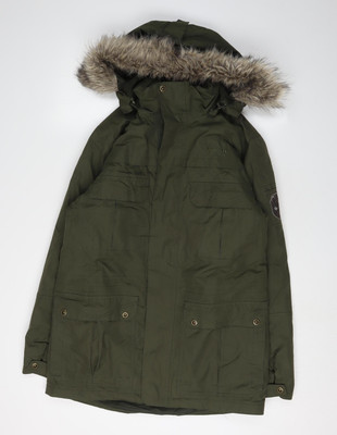 Regatta Damen Parka grün mit Fellbesatz S