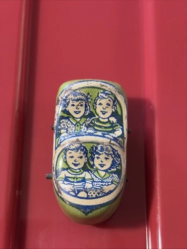 Vintage J. Chein Tin Roller Coaster Green Car Litho tin toy 1930s 1920s Rare