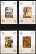 Chad 2009 NAPOLEON BONAPARTE - CHESS CHAMPIONSHIP Souvenir Sheets (9)  MNH