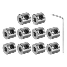 Set Screw Collars, 10 Pack 3mm Bore Shaft Lock Collars, 8mm OD, 7mm Width, 30...