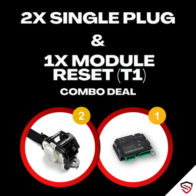 2SS 1M (2X Single, 1x SRS) SEAT BELT SRS EEPROM MODULE RESET COMBO DEAL