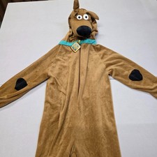 Rubie's Scooby-Doo Plush Hooded Costume Brown Polyester Front Zipper Closure