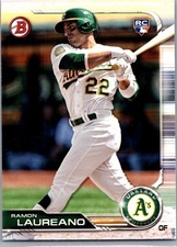 Ramon Laureano #38 2019 Bowman Rookie Purple Oakland Athletics