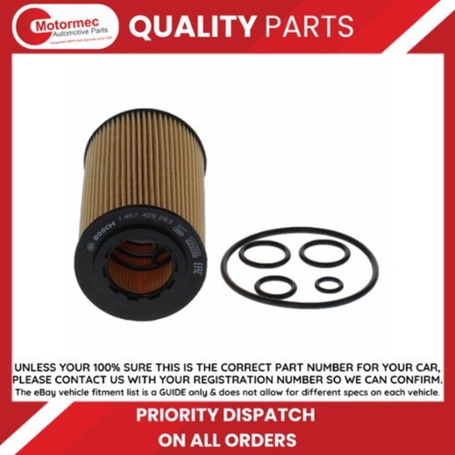 BOSCH Oil Filter for MERCEDES CLK (C208,C209) (A209) CLS (C219) E-Class (W210) - Picture 1 of 11