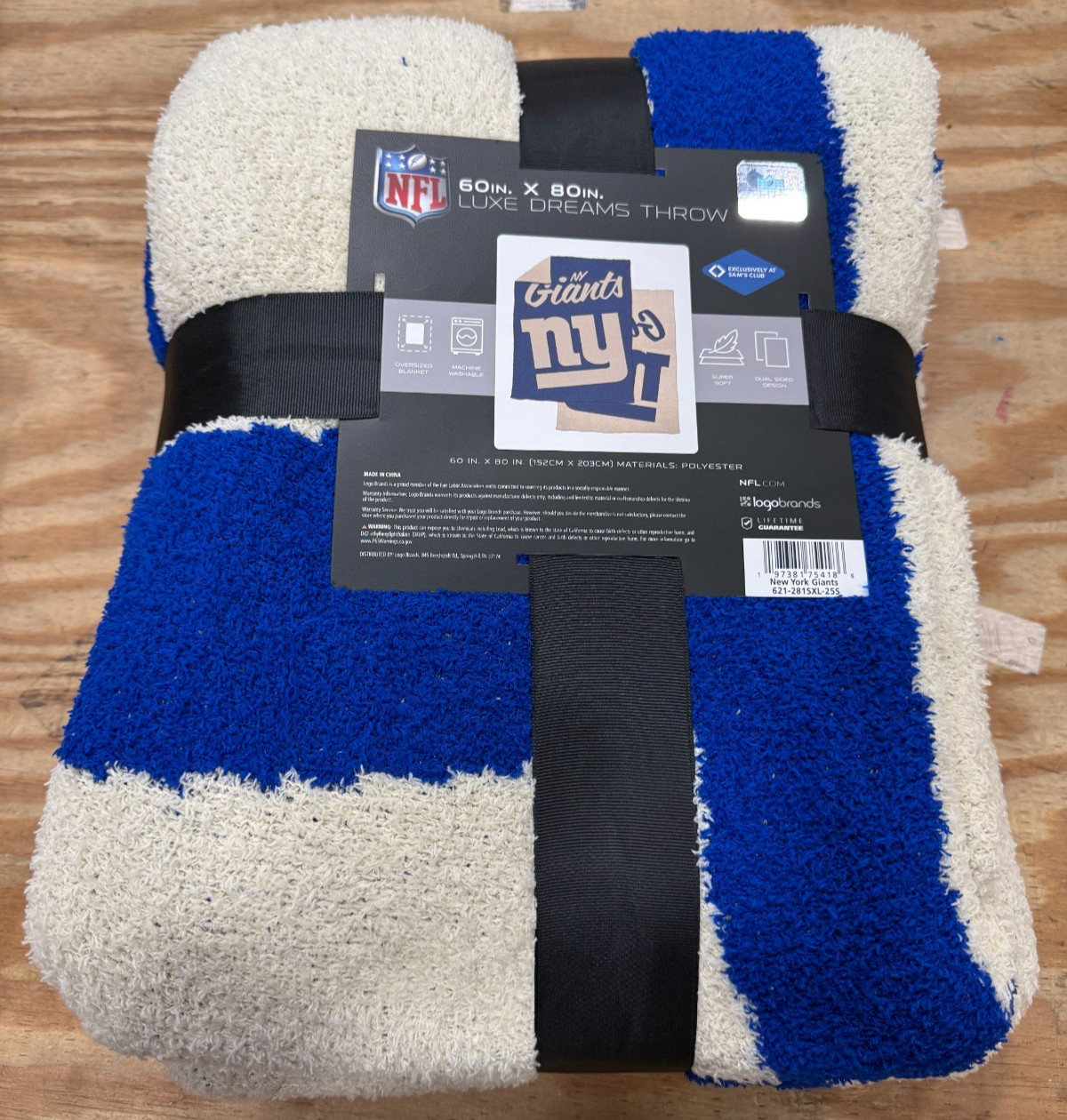 60"x80" Nfl Logo Brands Soft Throw