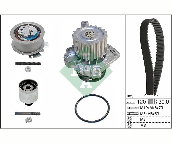 WATER PUMP & TIMING BELT KIT 530 0201 33 FOR SEAT IBIZA/Mk/III AXR/BMT 1.9L - Image 18