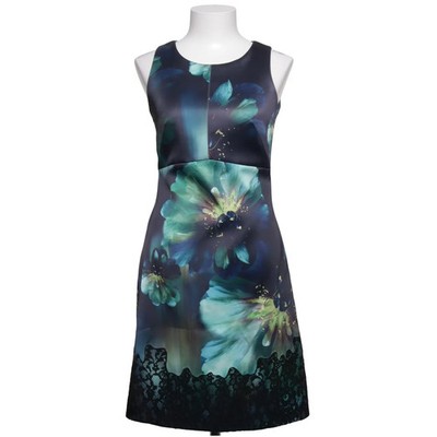 Coast, Kleid, Größe: 36, Blau/Mehrfarbig, Elasthan/Polyester, Sonstiges #o1w