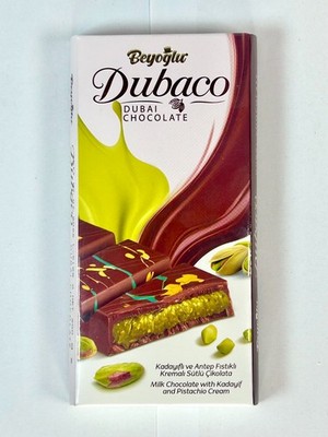 Beyoglu Dubaco Dubai Chocolate 200g Pistachio Cream Filled Dubai Chocolate Bar