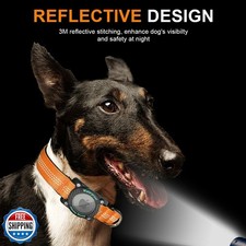 AirTag Dog Collar, IPX8 Waterproof Air Tag Dog Collar Holder, Reflective, Dur...