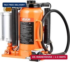 Air Hydraulic Bottle Jack 20 Ton40000 Lbs All Welded Bottle Jack 10.4-19.7 In