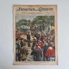 domenica del corriere 1902 n°24 ● anniversario della morte di GIUSEPPE GARIBALDI