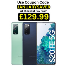 Samsung Galaxy S20 FE 5G 128GB Unlocked Smartphone CLOUD MINT/NAVY PRISTINE A++