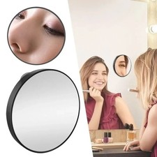 5X 15X Magnifying Makeup Mirror Suction Cup Round Shaving Vanity