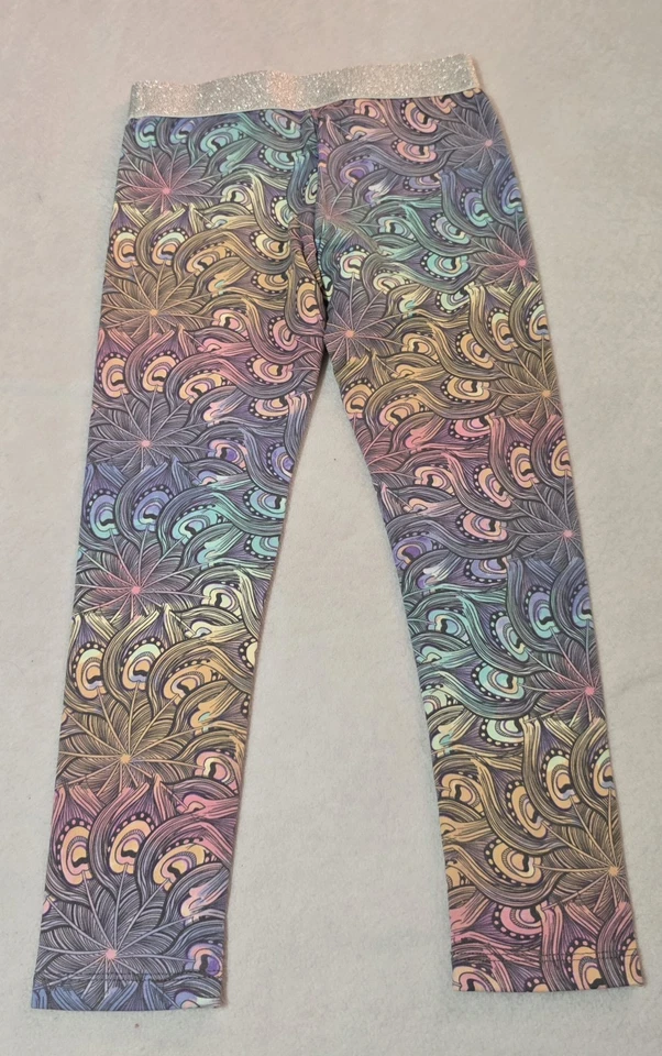 Gymboree New With Tag Peacock Leggings Size 5/6 - Image 2 of 4