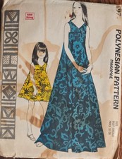 Polynesian Sewing Pattern #197 UC 34-36 Bust ...