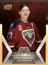 2024-25 24/25 Upper Deck PWHL Showcase #9 Erin Ambrose Montreal Victoire