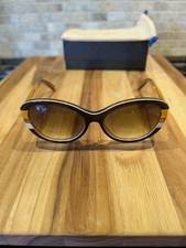 LOUIS VUITTON Sunglasses Z0487W 57   17 Petit Soup on Cat Eye Brown/Gold 710